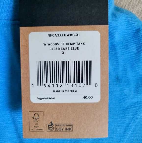 🎀Host Pick🎀NWT The North Face Women's Woodside Hemp Tank - Size XL - Picture 7 of 8